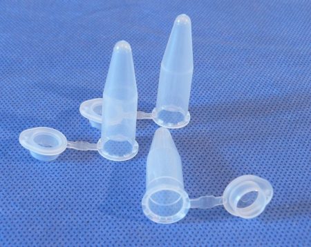 Eppendorfcső, fedeles, 1,5 ml, fehér (100 db/csomag)