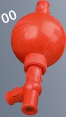 Griffin ballon, 0-20 ml pipettához, 3 szelepes