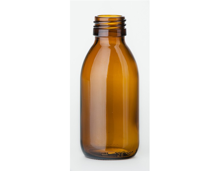 Image of Gyógyszeres üveg DIN 28, 300 ml (48 db/tálca)