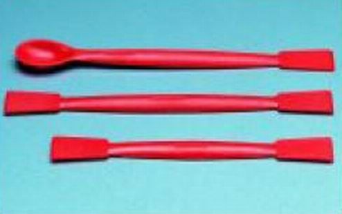 Image of Vegyszerkanál spatulával, műanyag, 180 mm